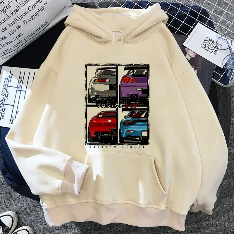 Jdm Printed Hoodie Men_Women Casual Fashion Hooded Shirt Woman y2k Long Sleeves Pullover Sweatshirts Unisex Clothing - Image 3