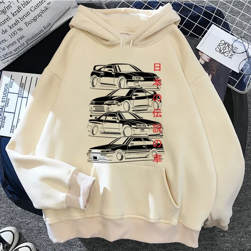 Jdm Printed Hoodie Men_Women Casual Fashion Hooded Shirt Woman y2k Long Sleeves Pullover Sweatshirts Unisex Clothing - Image 2